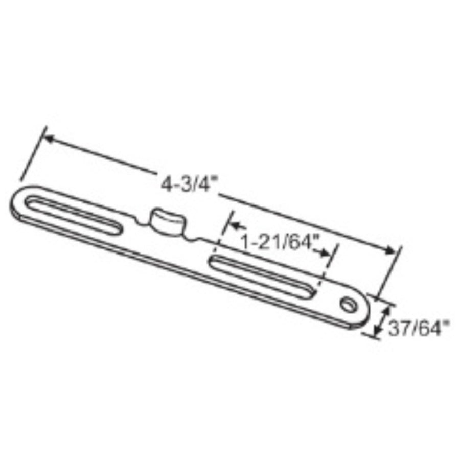Truth 21087 Casement Window Latch Keeper 3/8
