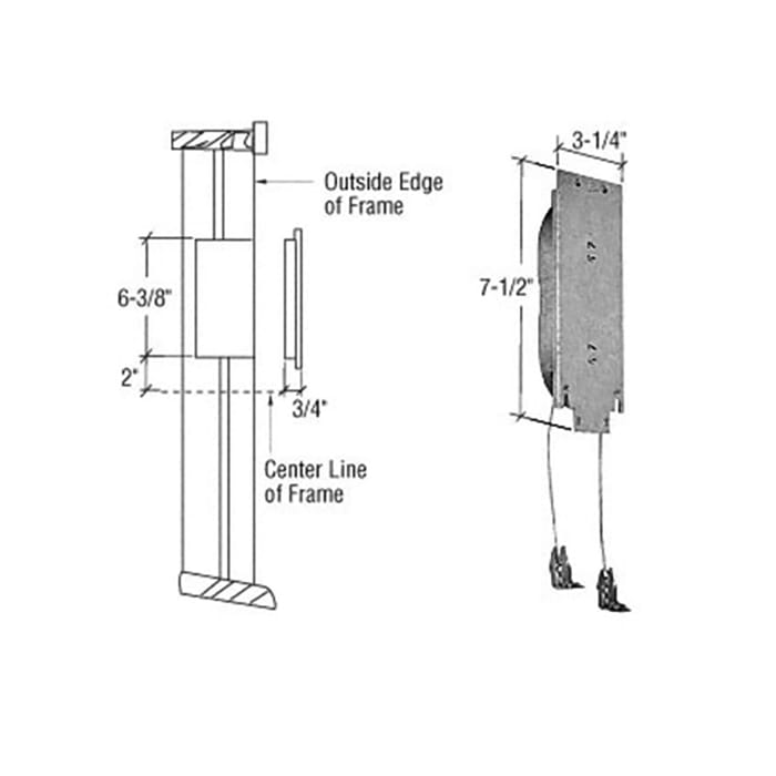 Side Mount Sash Balance, Wood Window - 12 Lbs - Side Mount Sash Balance, Wood Window - 12 Lbs