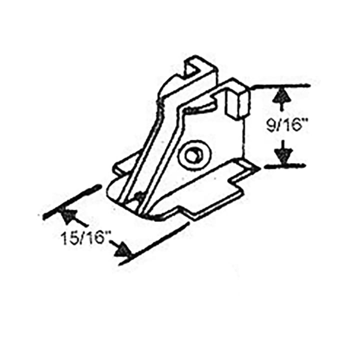 Sash Carrier Shoe - 15/16