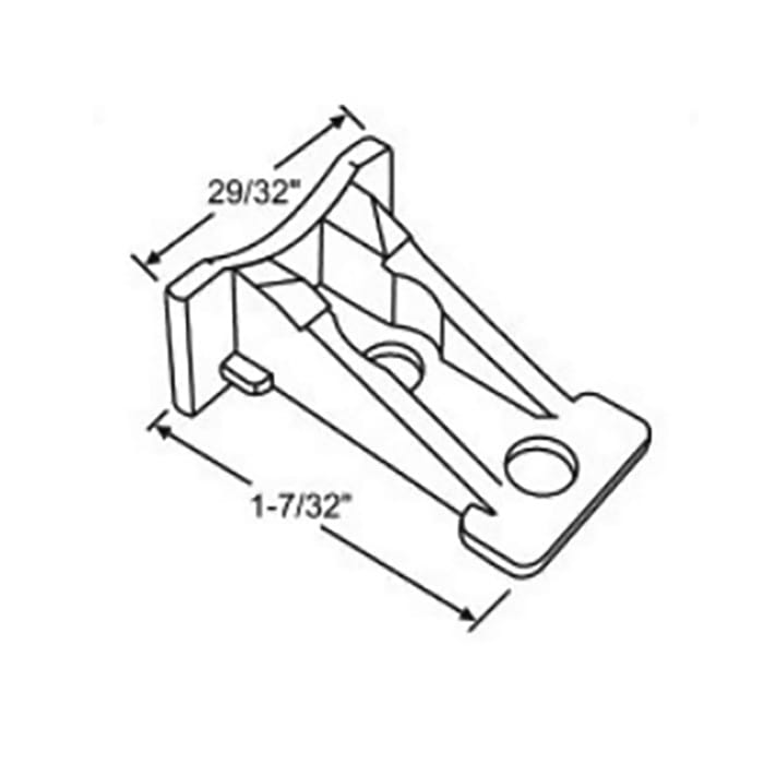 Keller Top Sash Guide - Plastic - Keller Top Sash Guide - Plastic