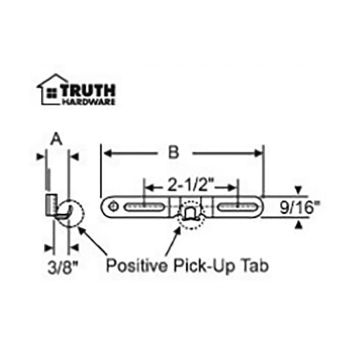Truth 31384 Keeper, Flat Base, with .373 Positive Pick-Up Tab - Truth 31384 Keeper, Flat Base, with .373 Positive Pick-Up Tab