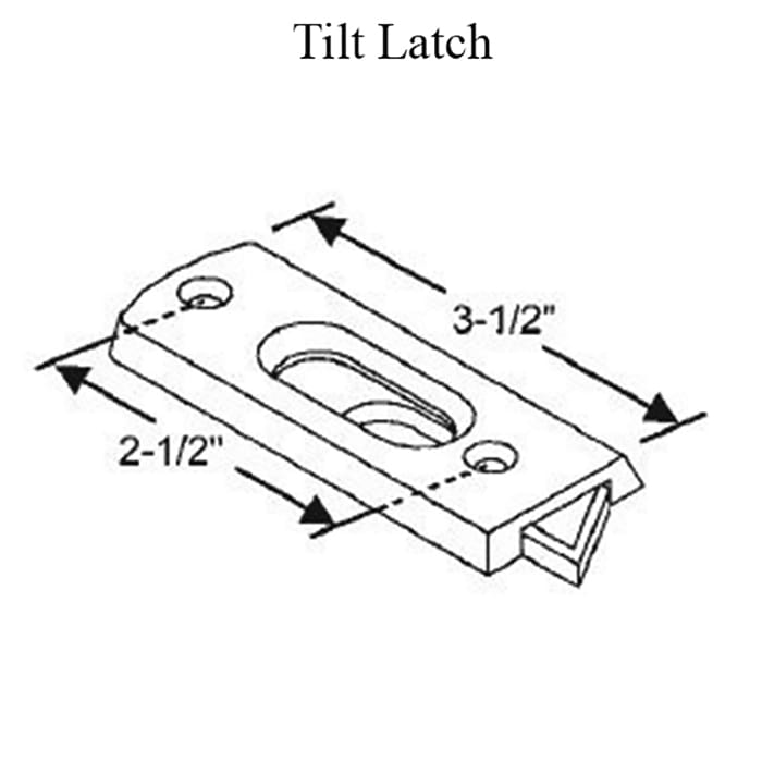 Tilt Latch, 2-1/2