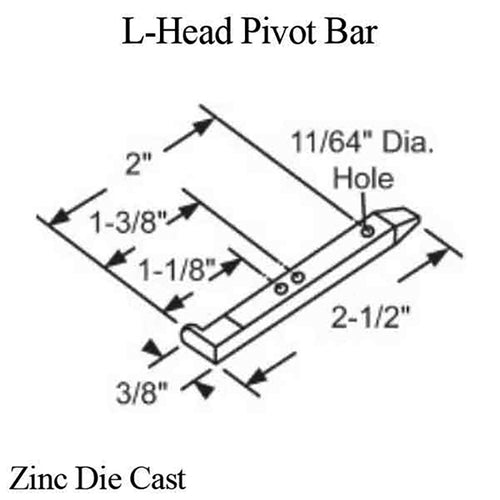 Pivot Bar, 2-1/2