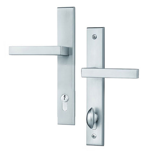 Contemporary Active Keyed Multipoint Lock Door Handle Set - Contemporary Active Keyed Multipoint Lock Door Handle Set