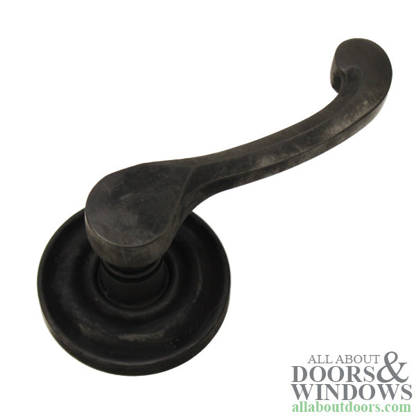 Baldwin Madison Full Dummy Handleset with Classic Interior Knob - Oil Rubbed Bronze - Baldwin Madison Full Dummy Handleset with Classic Interior Knob - Oil Rubbed Bronze