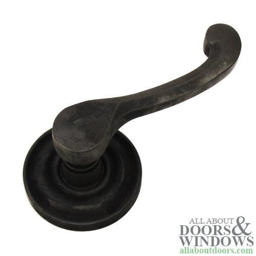 Baldwin Madison Full Dummy Handleset with Classic Interior Knob - Oil Rubbed Bronze - Baldwin Madison Full Dummy Handleset with Classic Interior Knob - Oil Rubbed Bronze