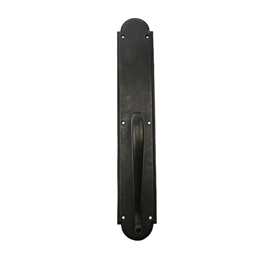 Ashley Norton Chester Full Dummy Exterior Door Handle Left Hand Bronze Door Pull