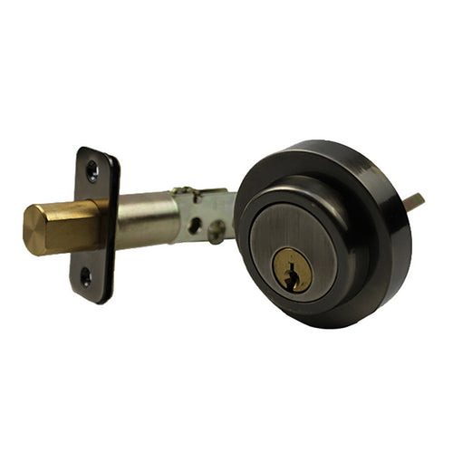 Ashley Norton Traditional Single Cylinder Keyed Entry Deadbolt - Satin Nickel - Ashley Norton Traditional Single Cylinder Keyed Entry Deadbolt - Satin Nickel