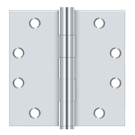 4.5 x 4.5  Square Corner Steel Hinge, Heavy Duty