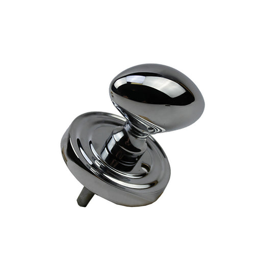 Ashley Norton Carlisle Privacy Knob Set -  Polished Chrome - Ashley Norton Carlisle Privacy Knob Set -  Polished Chrome