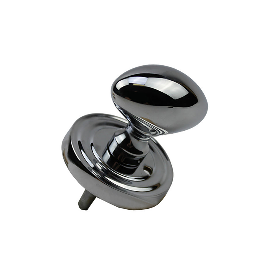 Ashley Norton Carlisle Privacy Knob Set -  Polished Chrome - Ashley Norton Carlisle Privacy Knob Set -  Polished Chrome