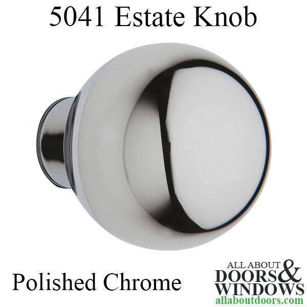 5041 Estate Knob, Pair - Polished Chrome - 5041 Estate Knob, Pair - Polished Chrome