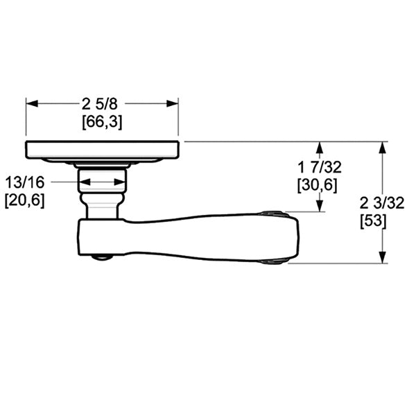 5103 Traditional Lever, Pair - Polished Chrome - 5103 Traditional Lever, Pair - Polished Chrome