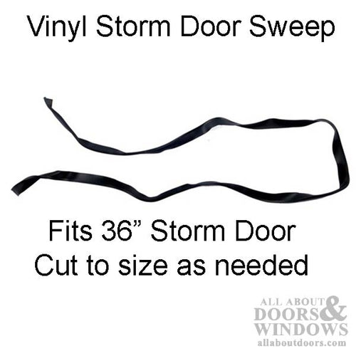 Vinyl Storm OffSet Y Shape Door Sweep Larson OffSet Y Shape Draft Stopper - Black - Vinyl Storm OffSet Y Shape Door Sweep Larson OffSet Y Shape Draft Stopper - Black