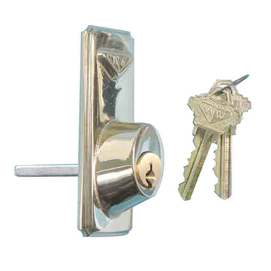 Andersen Old Style 6 pin Schlage Keylock - Bright Brass - Andersen Old Style 6 pin Schlage Keylock - Bright Brass