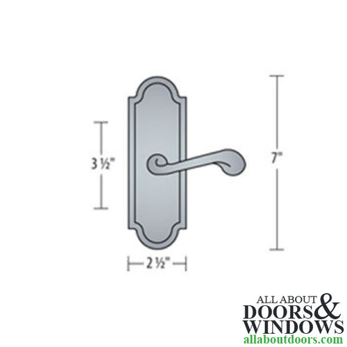 Ashley Norton Chiltern Dummy Lever, Right Handed, with SR Escutcheon - Light Bronze - Ashley Norton Chiltern Dummy Lever, Right Handed, with SR Escutcheon - Light Bronze