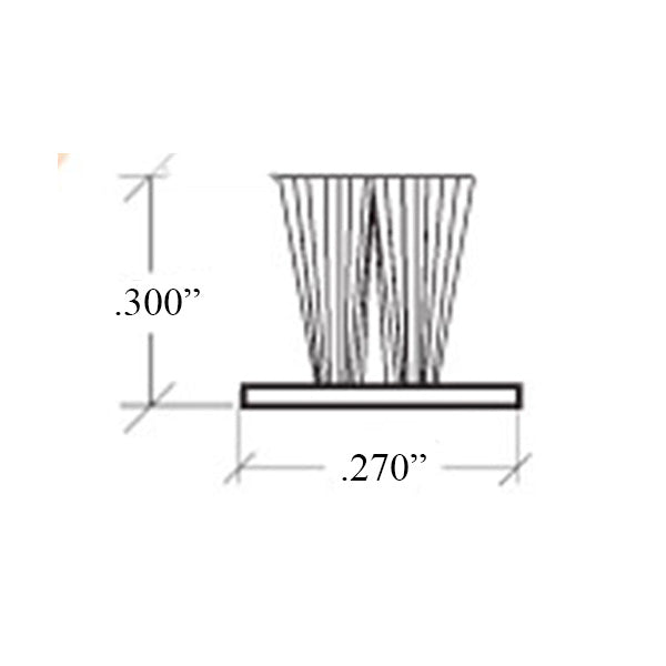 Adhesive Back Surface-Mount Weatherstrip .270