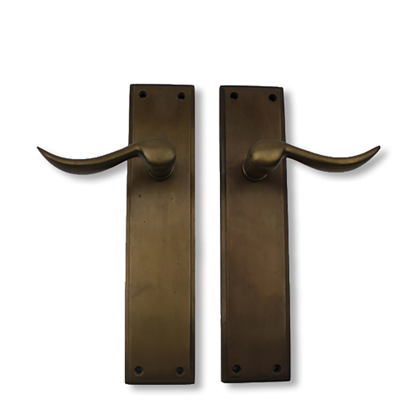 Ashley Norton Churchill Fixed Lever Dummy Set with SE Escutcheon - Light Oil Rubbed Bronze - Ashley Norton Churchill Fixed Lever Dummy Set with SE Escutcheon - Light Oil Rubbed Bronze