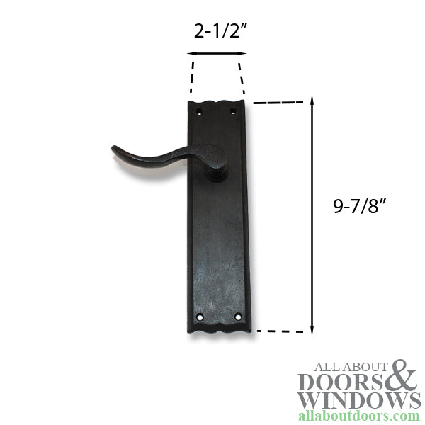 Ashley Norton Chester Dummy Lever, Right Hand, with SE Escutcheon - Dark Oil Rubbed Bronze - Ashley Norton Chester Dummy Lever, Right Hand, with SE Escutcheon - Dark Oil Rubbed Bronze