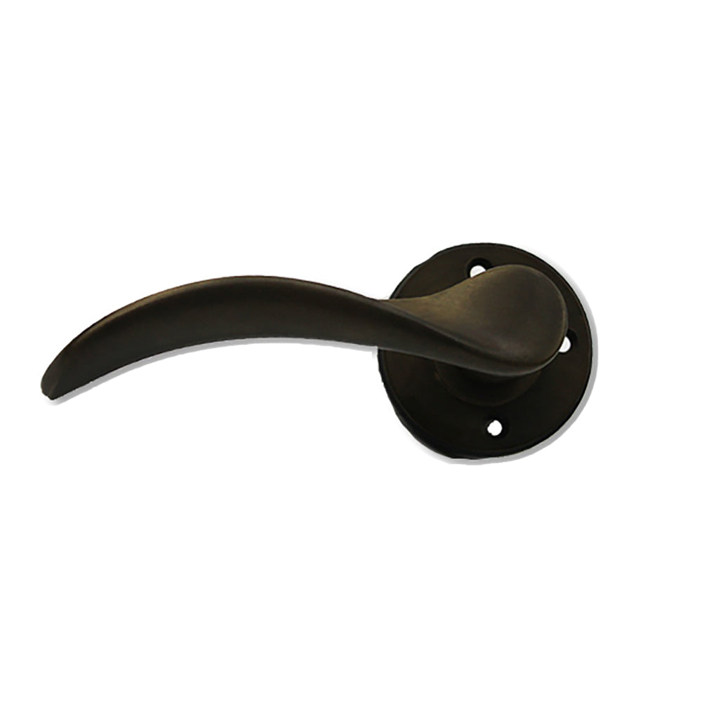 Ashley Norton Vallea Dummy Lever, Right Handed - Light Oil Rubbed Bronze - Ashley Norton Vallea Dummy Lever, Right Handed - Light Oil Rubbed Bronze