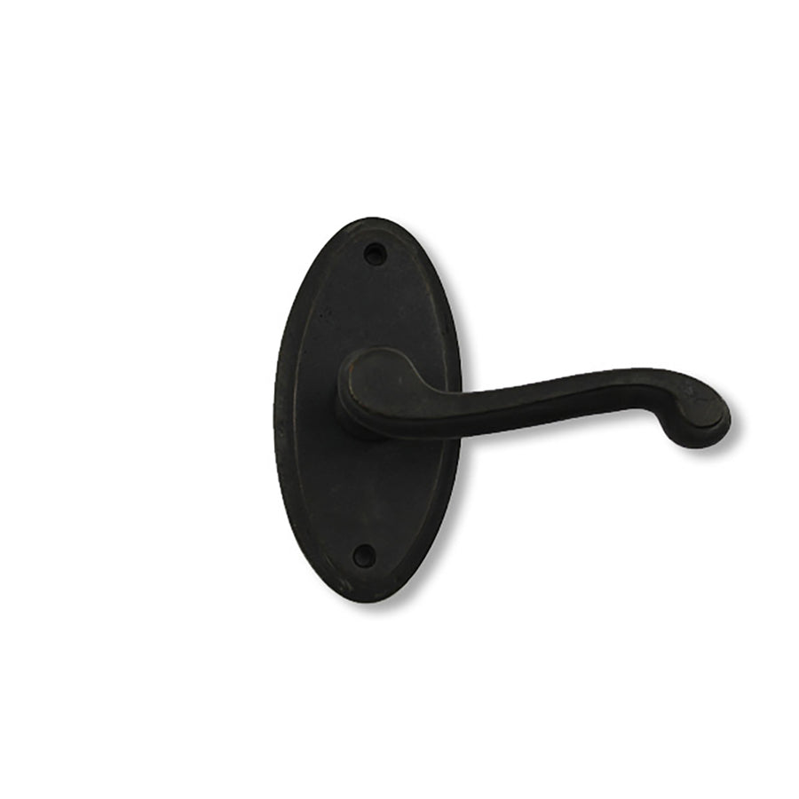 Ashley Norton Shropshire 800 Dummy Lever, Right Handed, with Oval Escutcheon - Dark Bronze - Ashley Norton Shropshire 800 Dummy Lever, Right Handed, with Oval Escutcheon - Dark Bronze