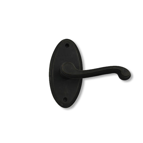 Ashley Norton Shropshire 800 Dummy Lever, Right Handed, with Oval Escutcheon - Dark Bronze - Ashley Norton Shropshire 800 Dummy Lever, Right Handed, with Oval Escutcheon - Dark Bronze