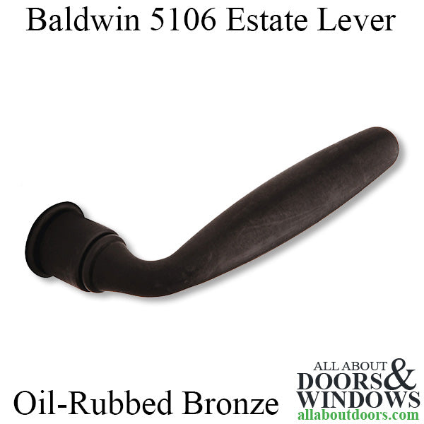 5106 Estate Lever - Oil Rubbed Bronze - 5106 Estate Lever - Oil Rubbed Bronze