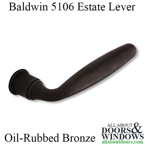 5106 Estate Lever - Oil Rubbed Bronze - 5106 Estate Lever - Oil Rubbed Bronze