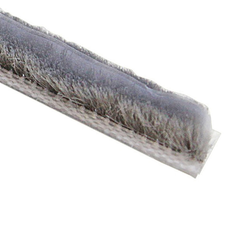 Fuzzy Weatherstrip .187 T-Backing x .270 Pile, with Fin Seal - Fuzzy Weatherstrip .187 T-Backing x .270 Pile, with Fin Seal