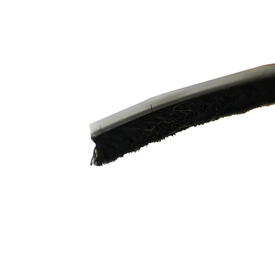 Weatherstrip, Flat Back Pile, .187 T-Backing x .190 Fuzzy Pile, UltraGrip, with Fin - Choose Color - Weatherstrip, Flat Back Pile, .187 T-Backing x .190 Fuzzy Pile, UltraGrip, with Fin - Choose Color