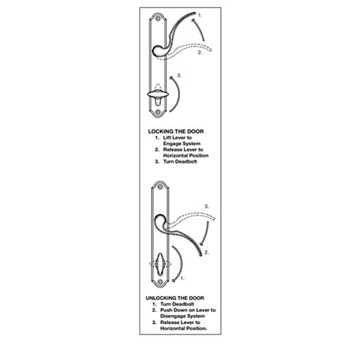 HLS9000 SWD Multipoint Operational Sticker, Right Hand, English, 3.5