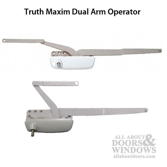 Truth 50.00 Maxim Dual Arm Operator, Hurd Casement,  RH - Choose Color