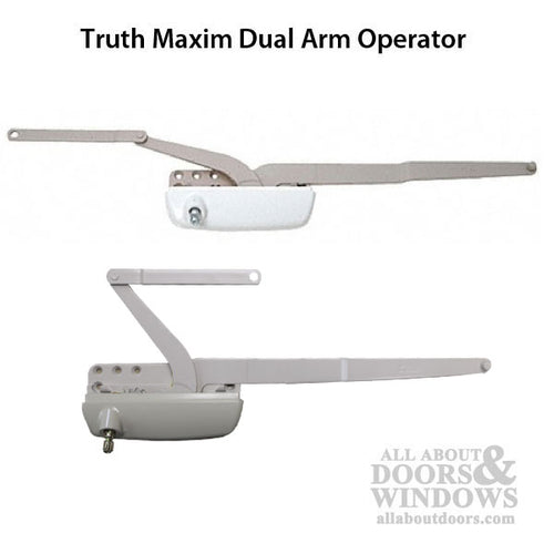 Truth 50.00 Maxim Dual Arm Operator, Hurd Casement,  RH - Choose Color - Truth 50.00 Maxim Dual Arm Operator, Hurd Casement,  RH - Choose Color