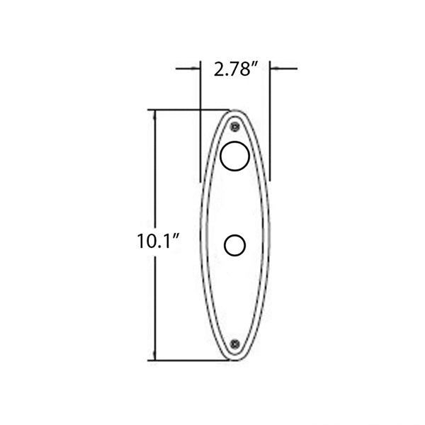 Baldwin Springfield Interior Door Escutcheon, Cut for Cylinder, Half Pair - Satin Brass and Brown - Baldwin Springfield Interior Door Escutcheon, Cut for Cylinder, Half Pair - Satin Brass and Brown