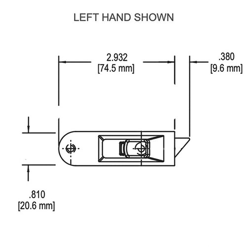 Truth Legacy Surface Mounted Tilt Latch - Truth Legacy Surface Mounted Tilt Latch
