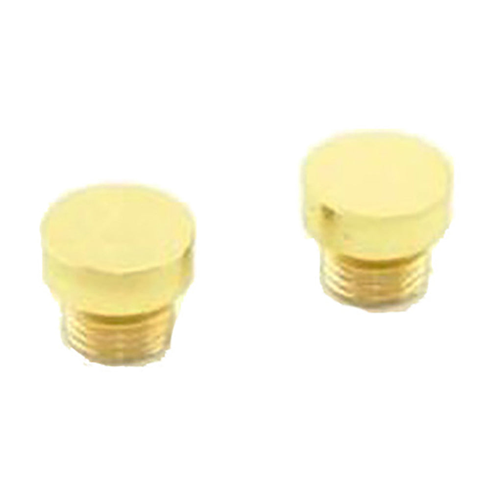 Baldwin 1035-TIP Button Tip Pair for Square Corner Hinge - Polished Brass - Baldwin 1035-TIP Button Tip Pair for Square Corner Hinge - Polished Brass