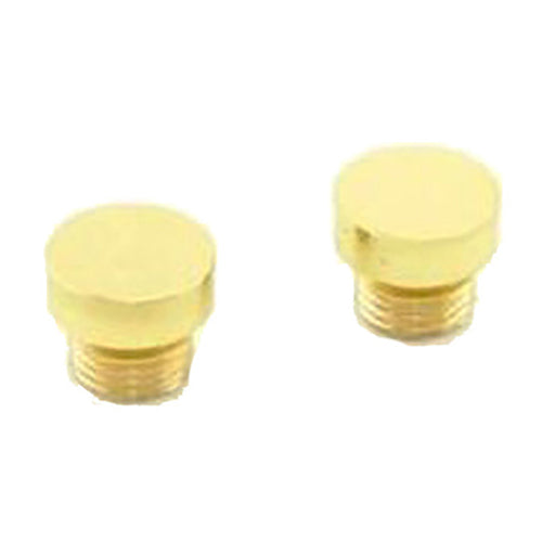 Baldwin 1035-TIP Button Tip Pair for Square Corner Hinge - Polished Brass - Baldwin 1035-TIP Button Tip Pair for Square Corner Hinge - Polished Brass