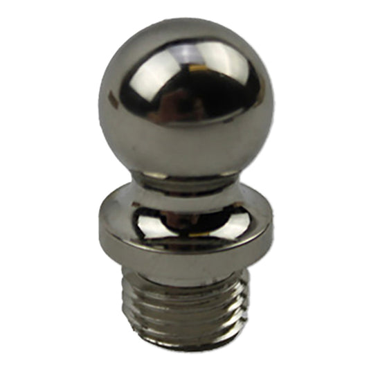 Baldwin Ball Tip Finial for Square Corner Hinge - Polished Nickel