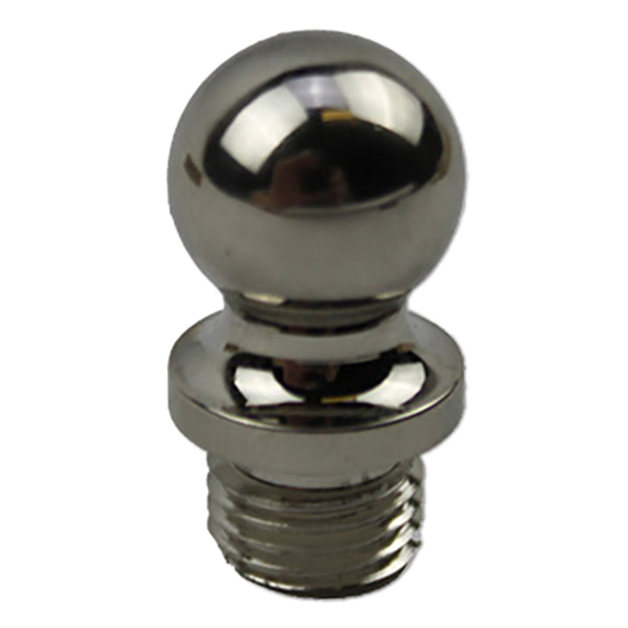 Baldwin Ball Tip Finial for Square Corner Hinge - Polished Nickel - Baldwin Ball Tip Finial for Square Corner Hinge - Polished Nickel