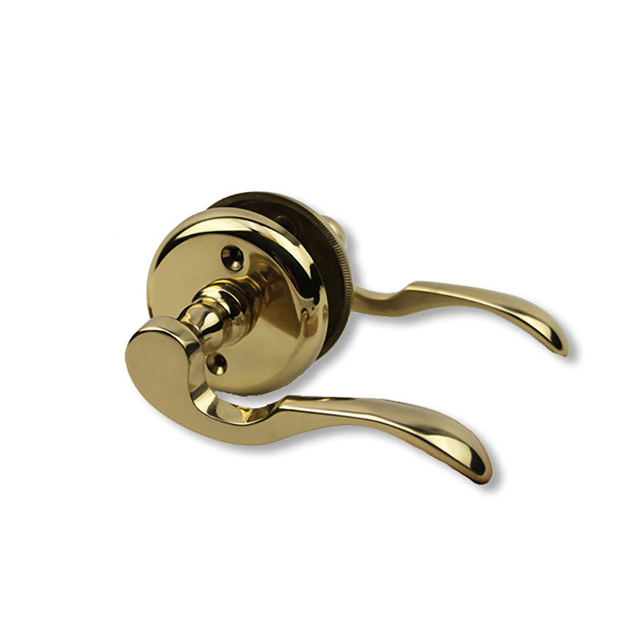Ashley Norton - Chester (2000) Full Dummy Lever Set, Left Handed - Polished Brass - Ashley Norton - Chester (2000) Full Dummy Lever Set, Left Handed - Polished Brass