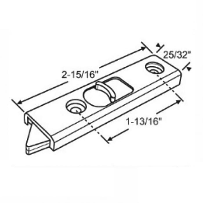 Double Hung Tilt latch, Left Hand - CHOOSE COLOR - Double Hung Tilt latch, Left Hand - CHOOSE COLOR