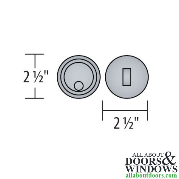Ashley Norton 4190 Single Keyed Deadbolt, 2-1/2