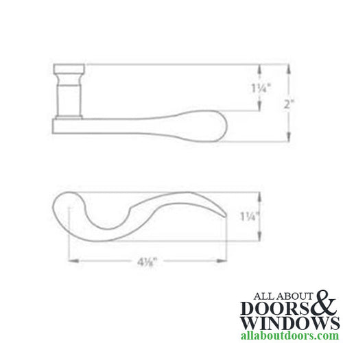 Ashley Norton Chester Single Dummy Lever, Left Hand, with Traditional Rose - Dark Oil Rubbed Bronze - Ashley Norton Chester Single Dummy Lever, Left Hand, with Traditional Rose - Dark Oil Rubbed Bronze