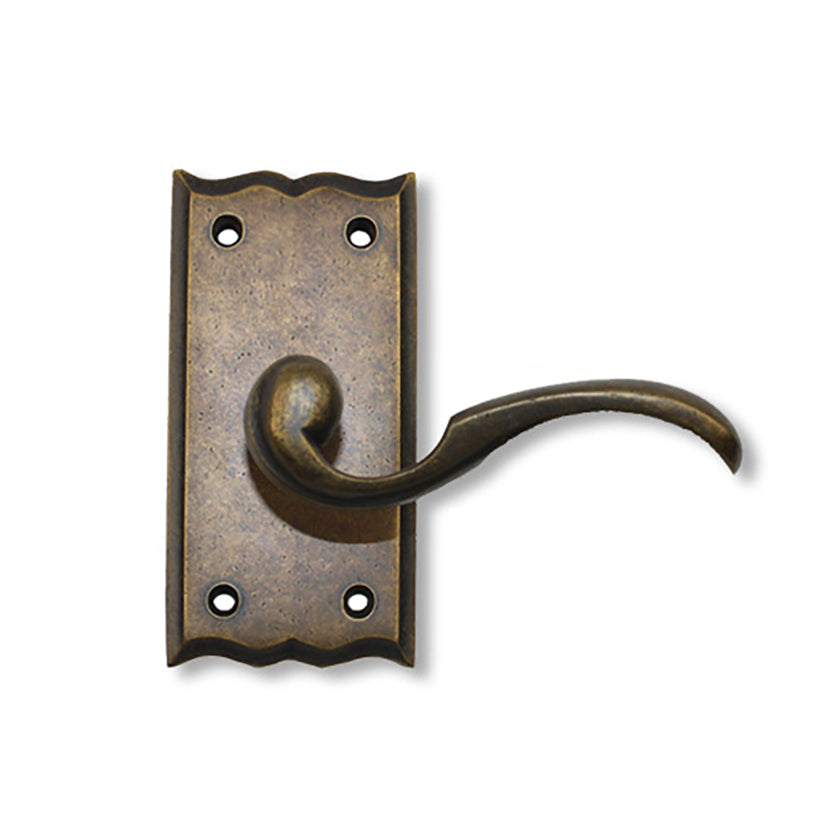 Ashley Norton SF Escutcheon with Chesterfield Lever, Single Dummy, Right Handed - Light Bronze - Ashley Norton SF Escutcheon with Chesterfield Lever, Single Dummy, Right Handed - Light Bronze
