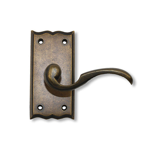 Ashley Norton SF Escutcheon with Chesterfield Lever, Single Dummy, Right Handed - Light Bronze - Ashley Norton SF Escutcheon with Chesterfield Lever, Single Dummy, Right Handed - Light Bronze