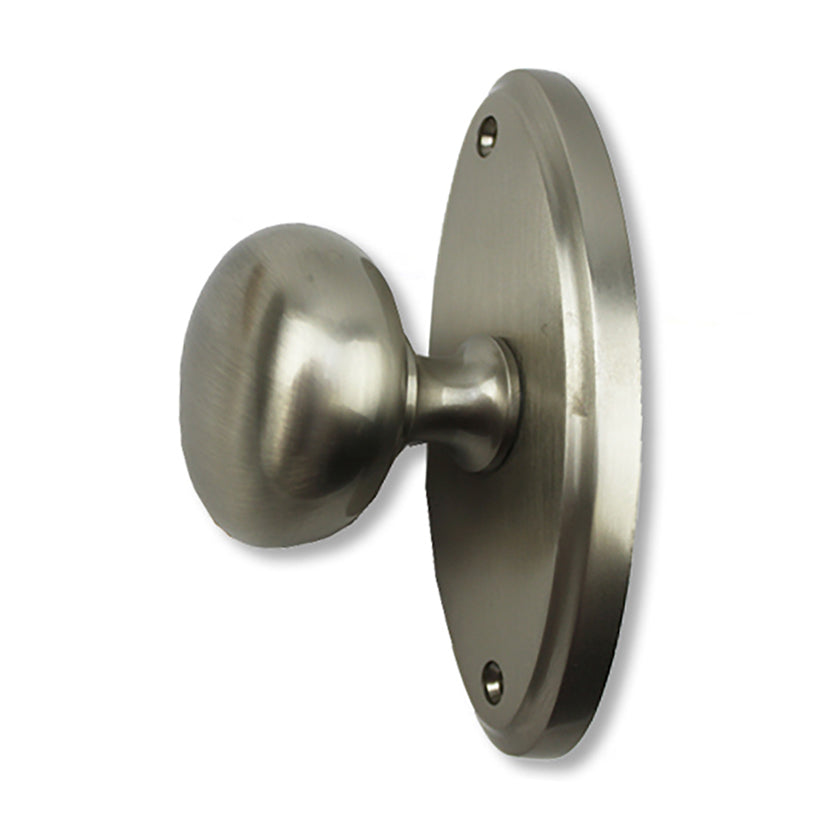 Ashley Norton Windsor Passage Knob Set - Satin Nickel - Ashley Norton Windsor Passage Knob Set - Satin Nickel