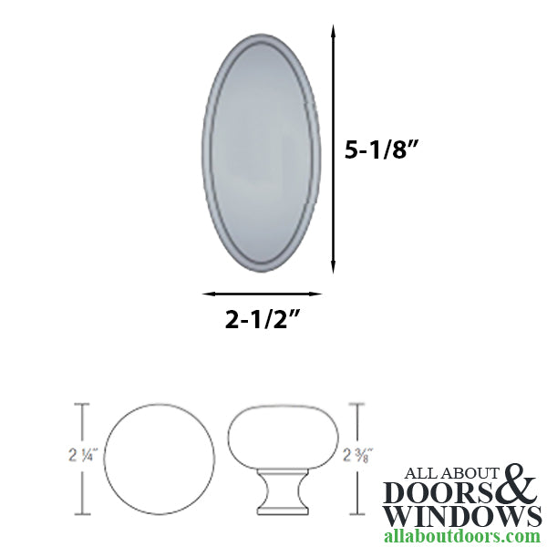 Ashley Norton Windsor Passage Knob Set - Satin Nickel - Ashley Norton Windsor Passage Knob Set - Satin Nickel