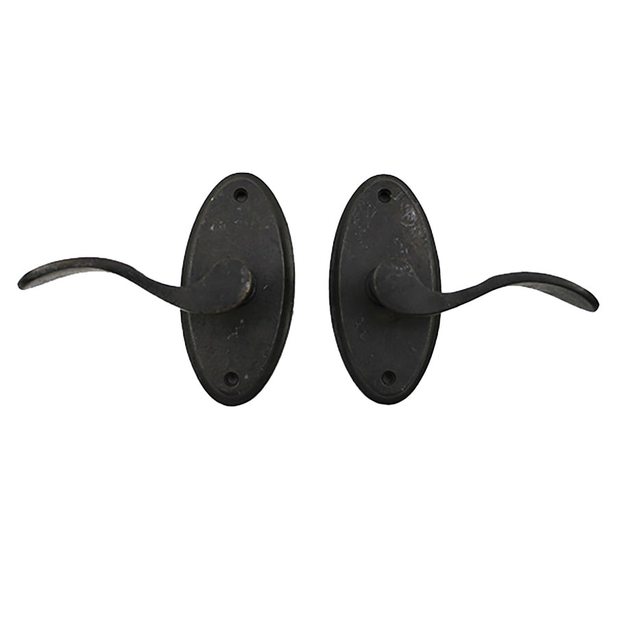 Ashley Norton Chester Lever Passage Set with Oval Escutcheon, Right Handed - Dark Oil Rubbed Bronze - Ashley Norton Chester Lever Passage Set with Oval Escutcheon, Right Handed - Dark Oil Rubbed Bronze