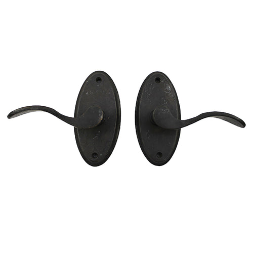 Ashley Norton Chester Lever Passage Set with Oval Escutcheon, Right Handed - Dark Oil Rubbed Bronze - Ashley Norton Chester Lever Passage Set with Oval Escutcheon, Right Handed - Dark Oil Rubbed Bronze