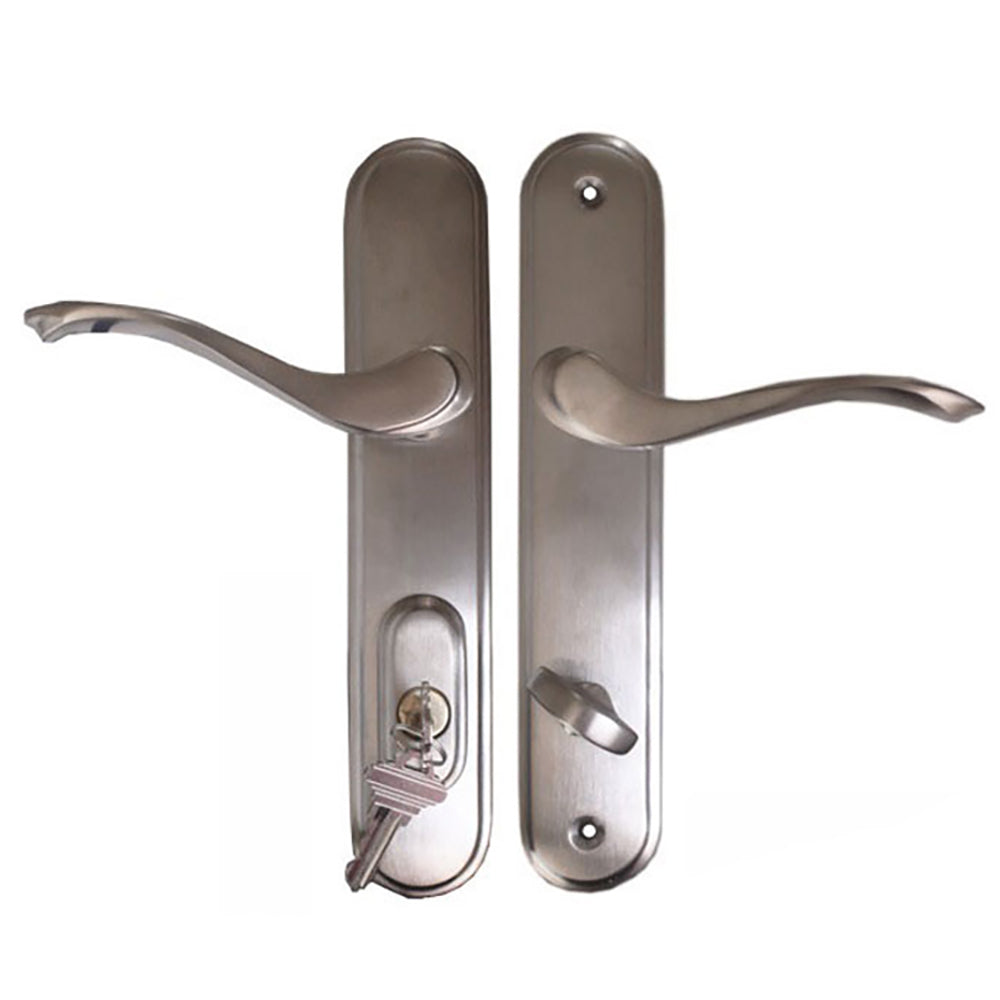 Active Handleset 400B Left Hand Multipoint Lock Trim Zinc Base - Active Handleset 400B Left Hand Multipoint Lock Trim Zinc Base